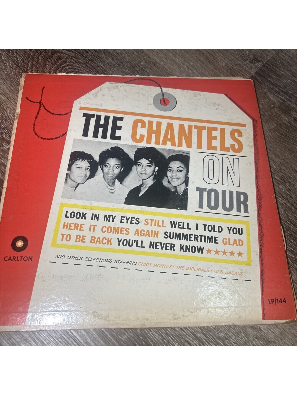 The Chantels On Tour Vinyl 60's Oldies Music
